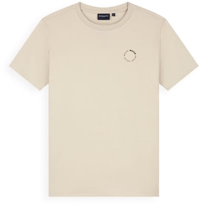 Ballin Amsterdam - Jongens Regular fit T-shirts Crewneck SS - Taupe - Maat 6