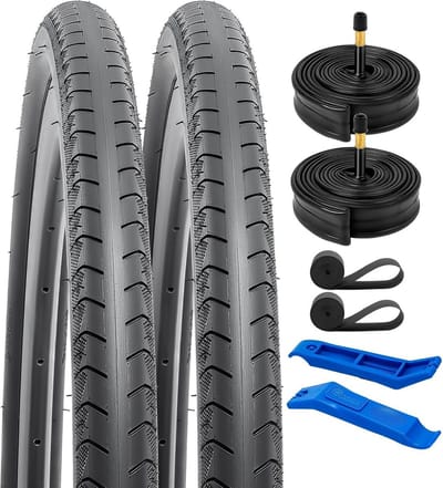 Opvouwbare 28-inch Fietsbanden 700x38C met Binnenbanden AV48mm Ventil
