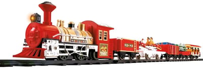 Feeric lights and christmas Lichtgevende kersttrein - 26-delig - met muziek - 133 x 20 x 74 cm - LED - kerstboom trein