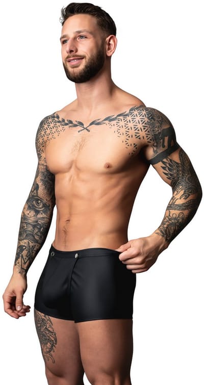 Male Power Sexy Snap Off Short - Zwart - Maat M
