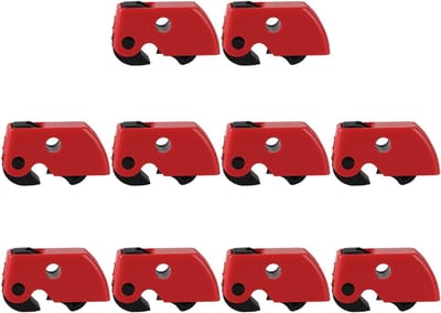 Duurzame Vergrendelingsapparatuur voor Automatische Schakelaars, 10 Stuks, Hoogbeveiligd voor Industriële Toepassingen, Veiligheid en Betrouwbaarheid