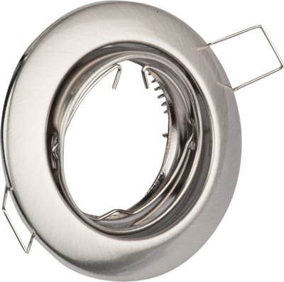 Spot Armatuur GU10 - GU10 Inbouwspot - Rond - Chroom - Aluminium - Kantelbaar Ø82mm