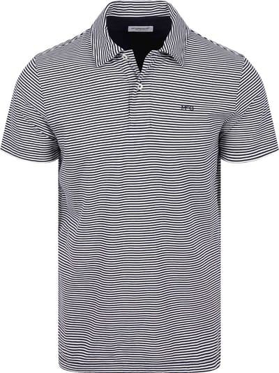 McGregor Jersey Polo Stripe Donkerblauw (navy) - Maat M - Heren
