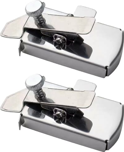 Somstyle Magnetische Naadgeleider voor Naaimachine - Multifunctioneel Bevestigingsgereedschap - Naai Accessoires - Zilverkleurig