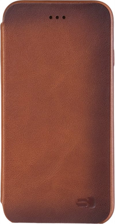 Senza Desire Skinny Booklet Dun Leren Hoesje iPhone 6(S) Bruin