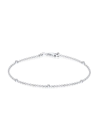 Elli - Armband - Dames basis filigraan combineerbaar met kristallen in 925 sterling zilver - Dames