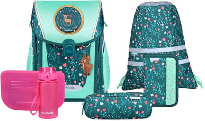 McNeill schooltas Primo Schoolbag Set 9-delig Deary petrol