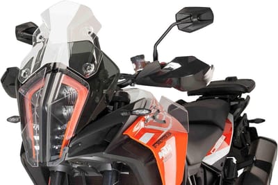 Motorsport Windscherm - Verlenger Deflector - Comfortabel Rijden - Aerodynamische Bescherming - 32 cm Hoog - Transparant