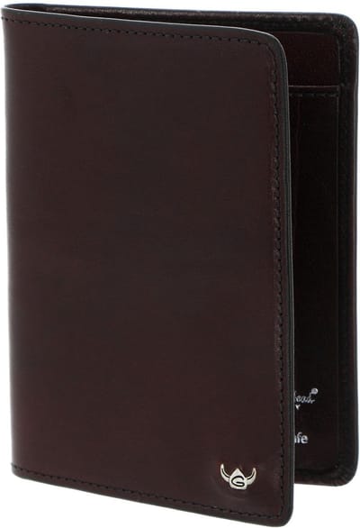 Golden Head Leren identiteitskaarthoesje Colorado RFID Protect Ausweisetui 4480 Bordeaux wijnrood