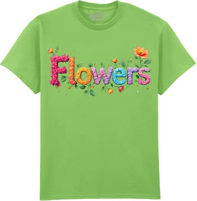 Bloemen Flowers The Coloured House T-shirt XXL
