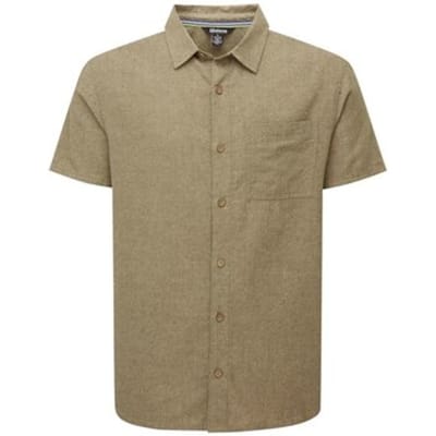 Sherpa Adventure Gear Daha heren overhemd met korte mouwen - Evergreen