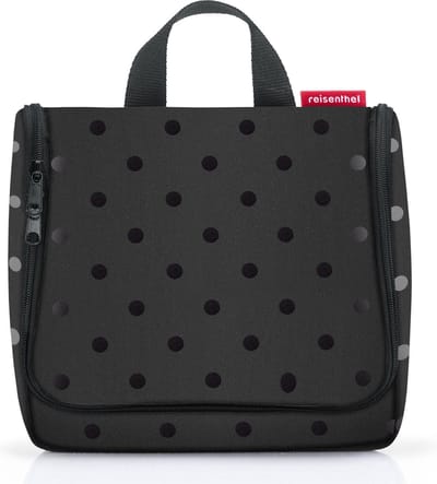 Reisenthel Toiletbag Toilettas Ophangen - 3L - Glossy Dots Zwart