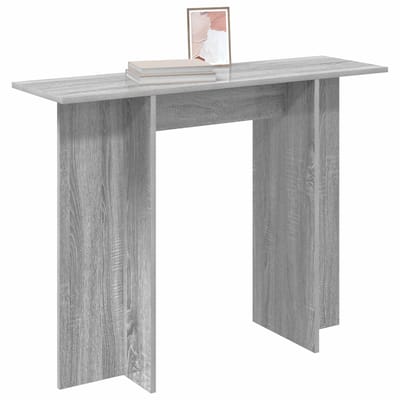 vidaXL - Wandtafel - Grijs - sonoma - 100 - x - 30 - x - 75 - cm - Bewerkt - hout