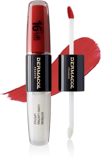 Dermacol 16-uurs Lipkleur - 2-Fasen Langdurige Lipkleur - Kusbestendig - Waterdicht - Veegvast - 8 ml - n. 34