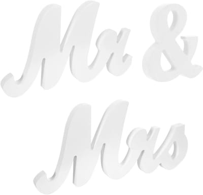 Mr & Mrs Wedding Decoration, Wedding Decoration, Table Decoration, Wedding, Just Married Decoration, Wedding - ShopVlot