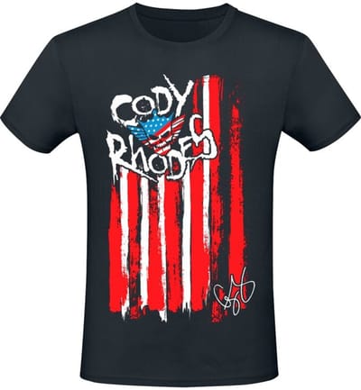 WWE Cody Flag Heren T-shirt - zwart - L