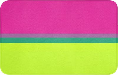 Badmat 80x50 cm - Antislip - Strepen - Modern - Kleurrijk - Badmatten voor badkamer - Badkamermat - Douchemat - Badkamer mat