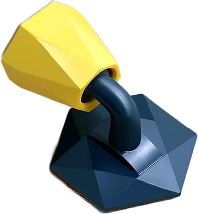 Deur Stopper - Deurzuiger Muurbeschermer - Voorkom Deurschade - Zachte Aanzuiging - Blauw
