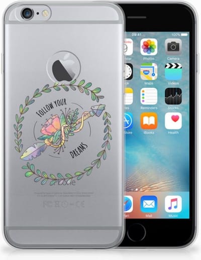 Apple iPhone 6 Plus | 6s Plus Telefoonhoesje met Naam Boho Dreams