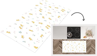 Keukenloper - Loper keuken - Eend - Baby - Dieren - 120x60 cm - Keukenloper vinyl
