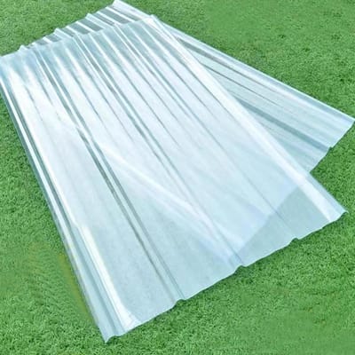 Glasvezel Dakpanelen - Golfplaten - Dakbedekking - UV-bestendig en slagvast - 10 stuks 1.2 mm - Transparant