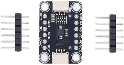 Allecto - 4-weg Digitaal naar Analoog Convertermodule - 12 Bit Quad DAC-kaart - Spanningsinstelling - Compact formaat - I2C - Voor hobbyisten en on...