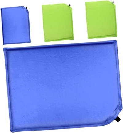 Opblaasbaar Zitkussen - Kampeer Kussen - Buiten Zitten - Zelf Opblazend - 40x30cm - Multicolor