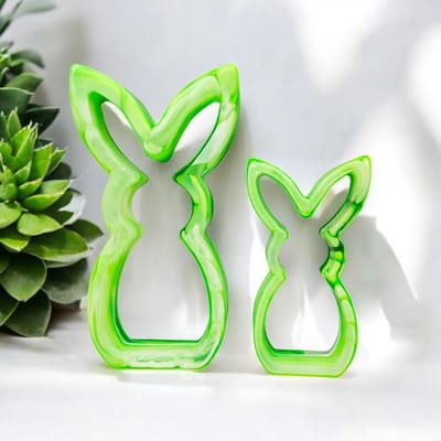Resin Art JR: Paas decoratie / Decoratieve Epoxy Paashazen (set van 2 st.)