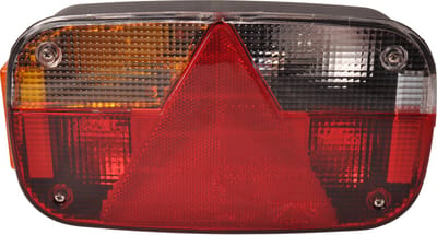 Multipoint 3 achterlicht Links 8 polig - 244x138x60 mm - voorzien van Aspöck connector aansluiting