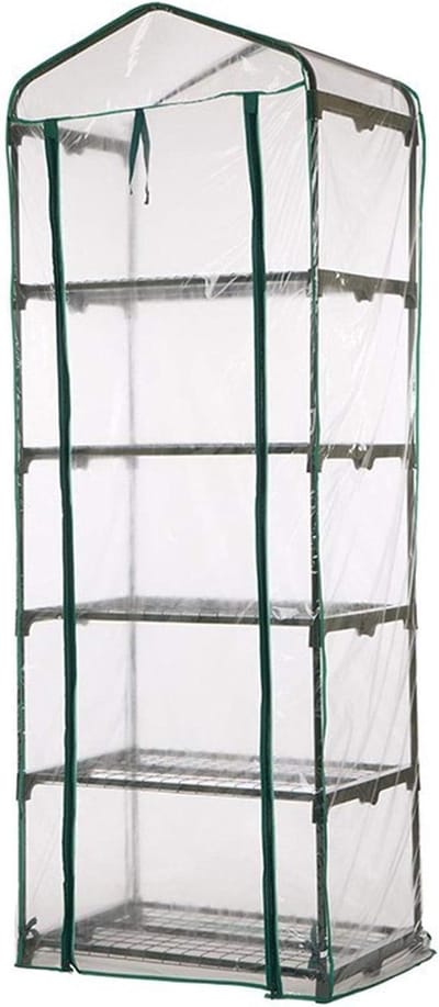 Folietunnel Kas - Kweekkas Afdekking - Planten Beschermen - Waterdicht PVC Materiaal - Diverse Maten Beschikbaar - Transparant