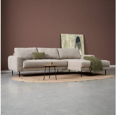 PEPP interiors Hoekbank OREO met chaise longue rechts - Tesla 2003