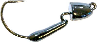 Finesse Jigkop - Kogelkop Lokaas - Vissen in Lastige Gebieden - Verzonken Haakoog - 1/15 oz - Zwart
