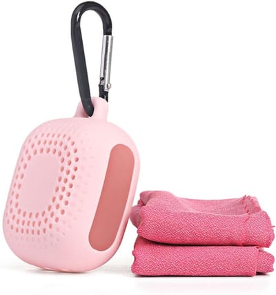 Handdoeken - IJshanddoeken - Koelhanddoeken - Verkoelende Handdoek - Met siliconen opbergtas - Direct verkoelend - Verkoelende Handdoek - Microvezel - Voor Sport, Fitness, Yoga, Outdoor - 30x90cm