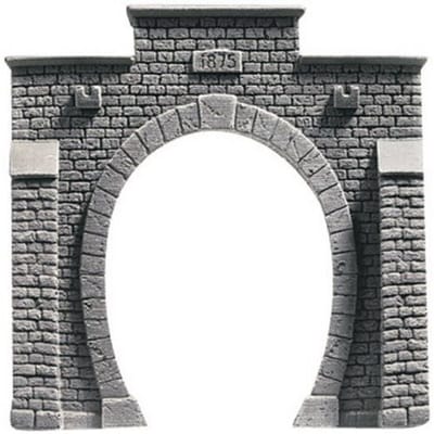 NOCH 58051 PROFI plus H0 Tunnelportaal 1-sporig Hardschuim model, Geverfd