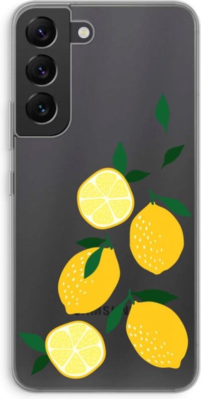 Case Company® - Hoesje geschikt voor Samsung Galaxy S22 hoesje - You're my lemon - Soft Cover Telefoonhoesje - Bescherming aan alle Kanten en Schermrand