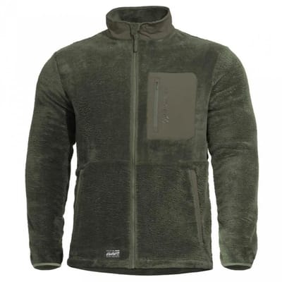 Pentagon Grizzly Fleece Met Volledige Rits Groen 2XL Man