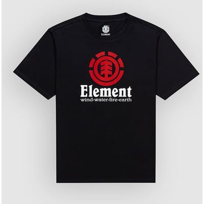 Element Vertical T-Shirt zwart