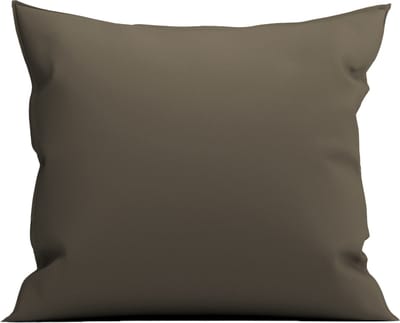 Yellow Kussensloop Percale - Kussenhoes van 80x80 cm - 1 stuk - 100% Katoen-Perkal - Taupe