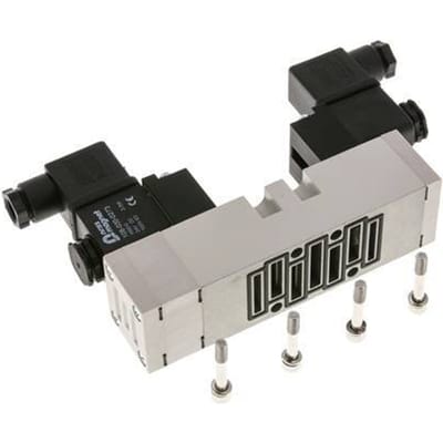 5/3 ISO 5599-1 Middendruk Magneetventiel 24V AC 2-10bar/28-140psi YPC