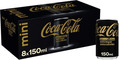 Coca-Cola Zero Sugar Zero Caffeine Mini Blik - 24x 15 cl