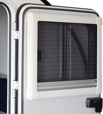 Schuifraam Caravan 450x500mm Polyplastic Duoplissé - rechts