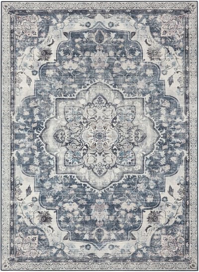 MAZAZU - Tapijt - Antislip - Wasbaar - Grijs - 120x170