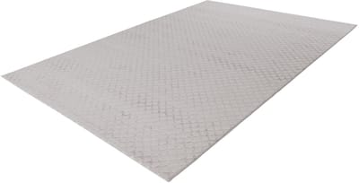 Pierre Cardin Vloerkleed - Modern Tapijt - Geometrisch Design - Zilver - Luxe en Elegant - Zacht en Comfortabel
