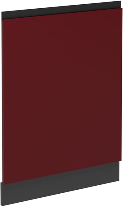 Vicco R-Line Vaatwasserfrontpaneel – 60 cm zonder werkblad Rood