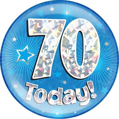 Oaktree - Mega Button 70 today Blauw