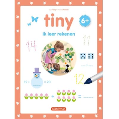 Tiny - Ik Leer Rekenen / 6+ - Tiny - Oefenboek Met Stiftje - Gijs Haag