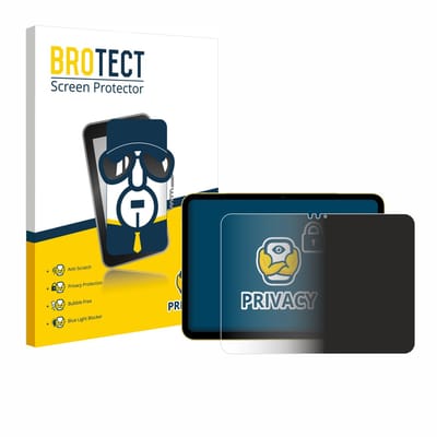 BROTECT - privacy screenprotector voor Apple iPad Air 11" M3 2025 / M4 2026 - Folie Beschermfolie Blauwlichtfilter