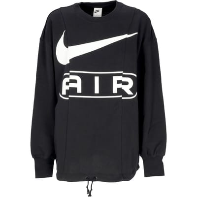 W Air Crewneck lichtgewicht damessweatshirt met ronde hals, zwart/wit