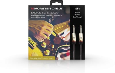 Monster Cable Rock Gitaarkabel 3.65 Meter Recht/Rechte Pluggen 600540