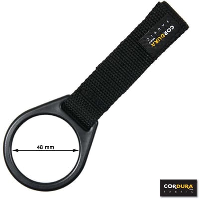 101inc D-cell zaklamp ring cordura zwart